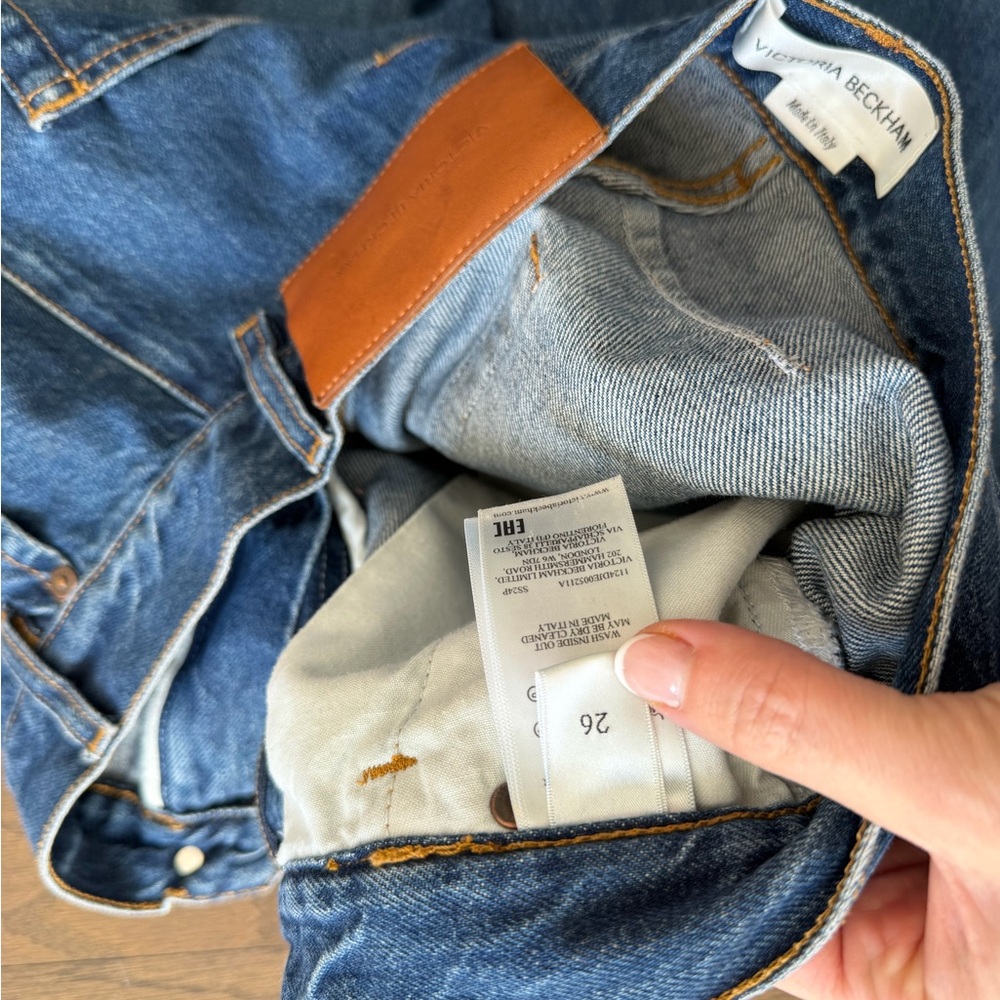 Victoria Beckham Blue Denim Jeans - Picture 8 of 12